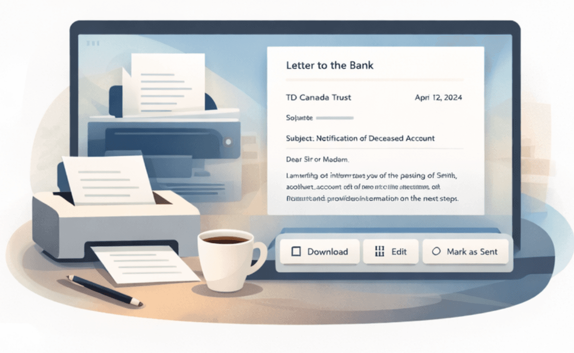 Automatic letter generation